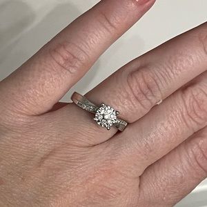 Warren James diamond ring. White gold. Was purchased for $1200 CAD.